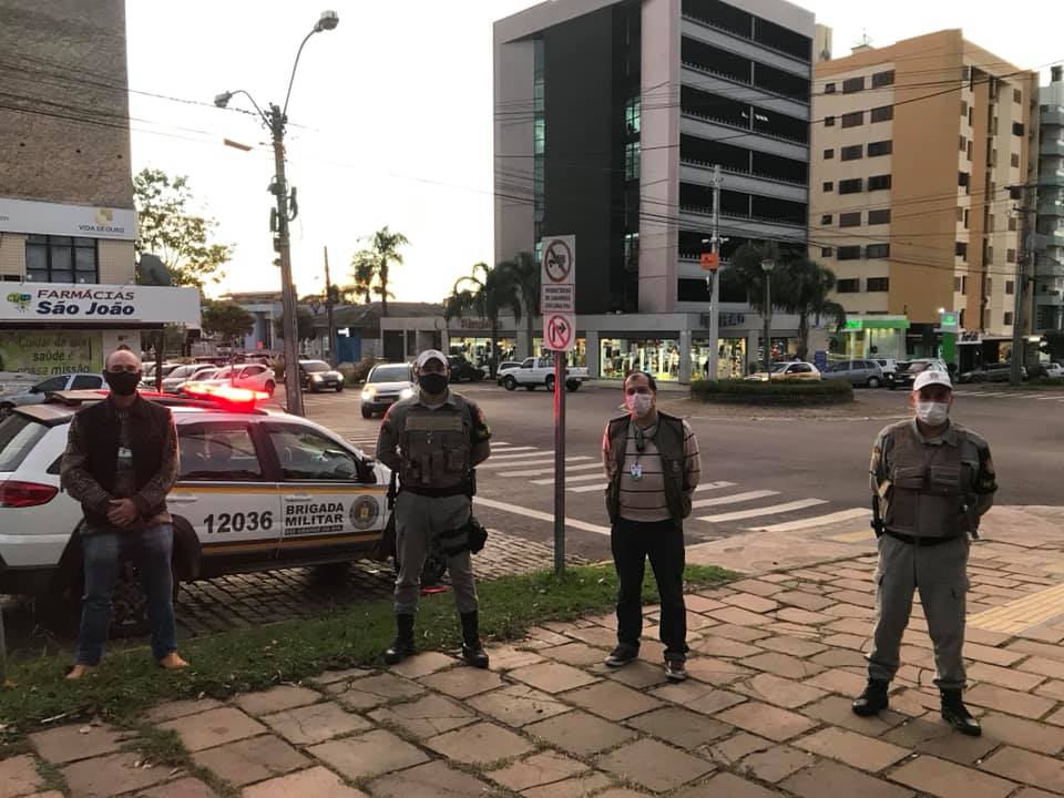 Conforme prefeitura, uma pessoa foi multada nesta terça (16) por estar sem máscara em via pública