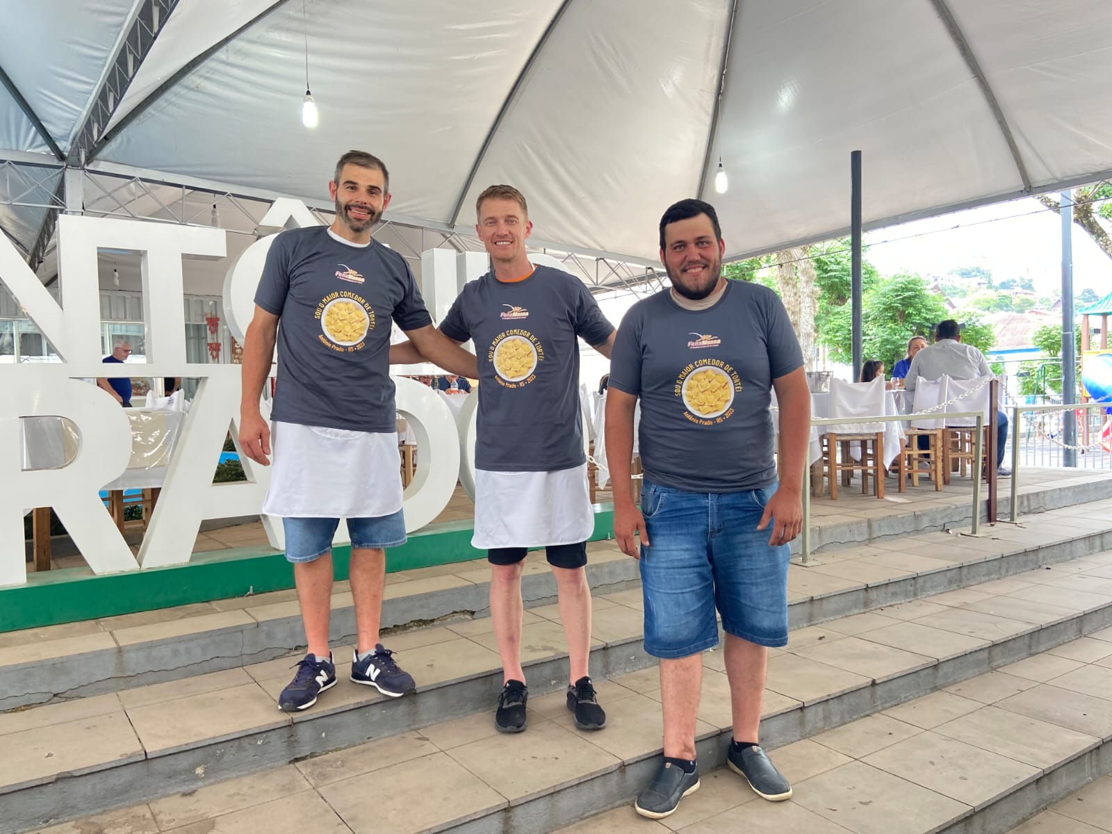 A 8ª FenaMassa já tem trio vencedor no concurso Maior Comedor de Tortei