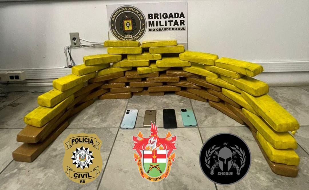 Polícias de São Marcos apreenderam cerca de meio milhão em drogas em 2024