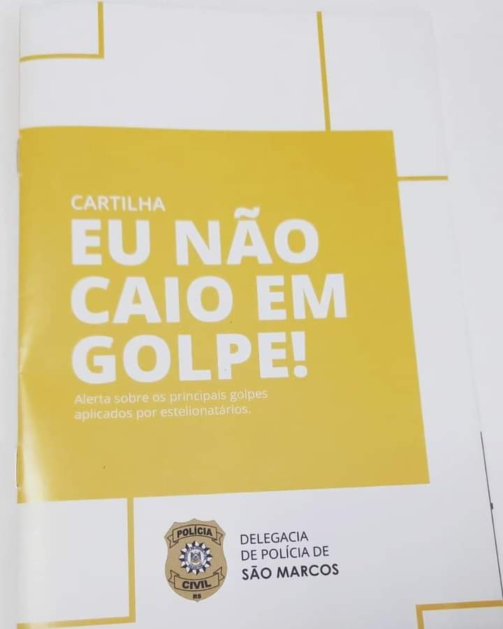 São Marcos ganha cartilha de segurança elaborada pelo Sicredi e Polícia Civil