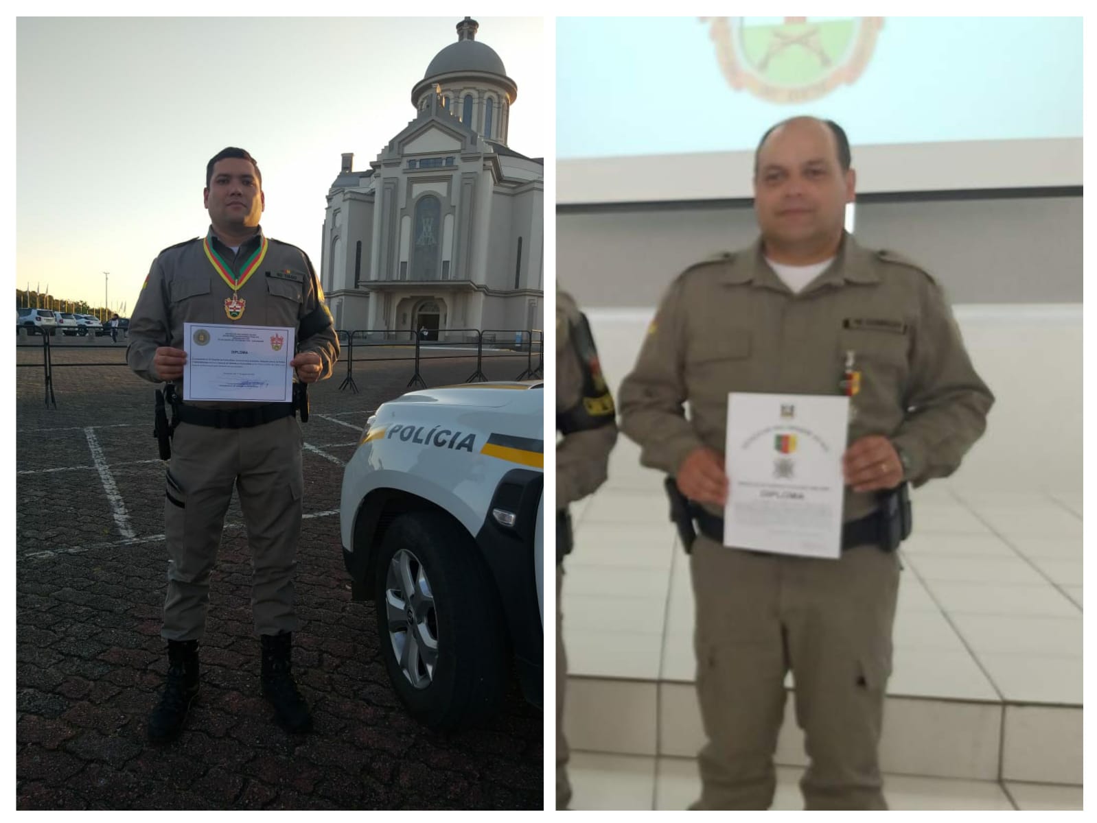 Policiais Militares de São Marcos são agraciados com medalhas do 36° BPM
