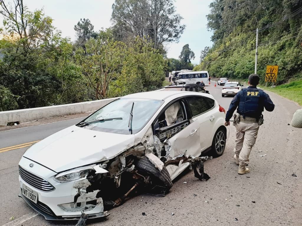 Motorista embriagado, que causou acidente em Caxias do Sul, foi preso pela PRF