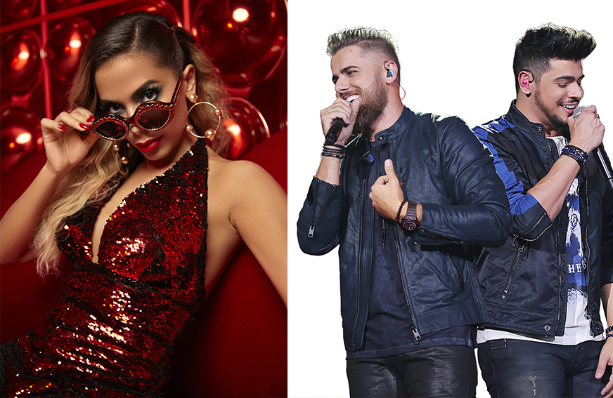 Anitta e Zé Neto & Cristiano são os destaques desta sexta-feira na Festa da Uva 2019