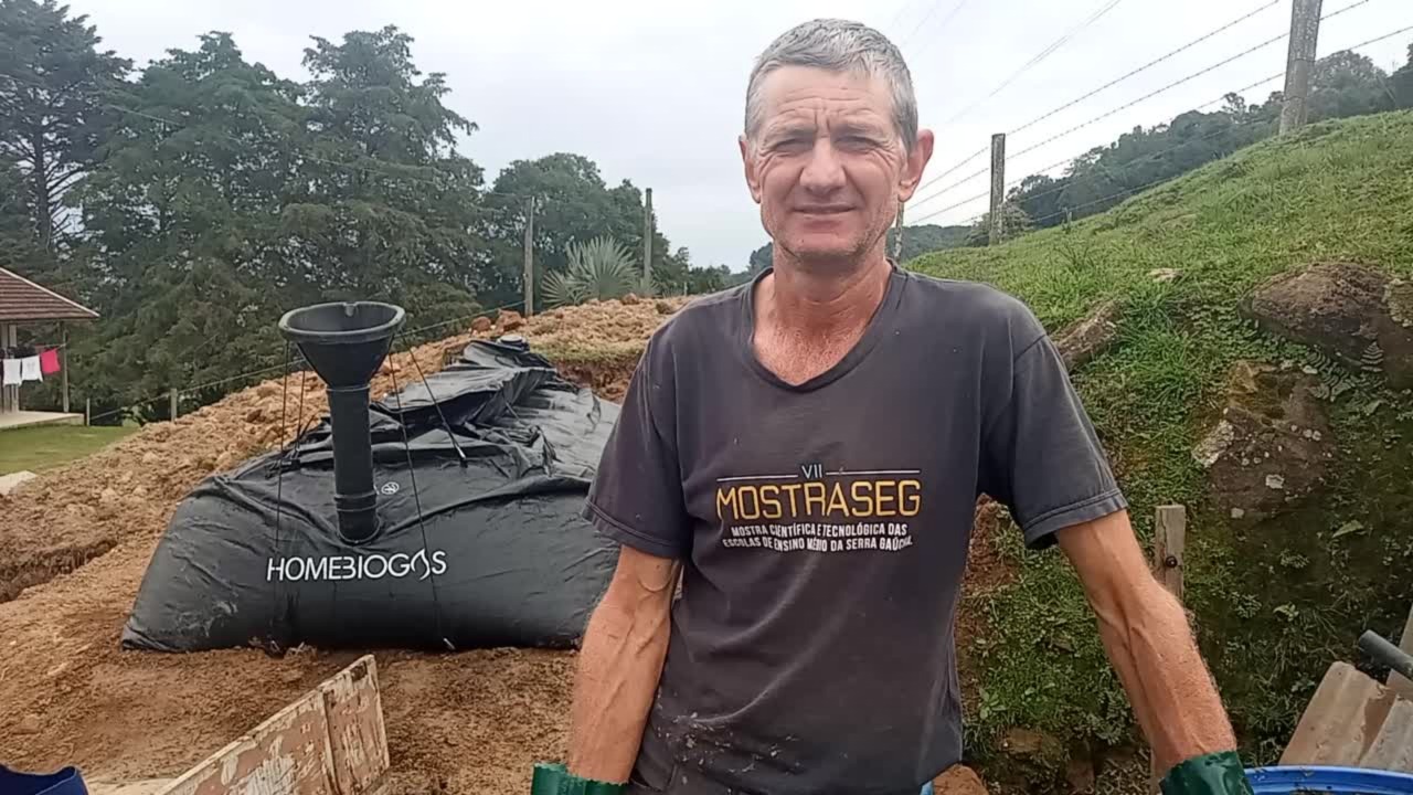 Agricultor da Sant’Ana adquiriu primeiro Biodigestor de São Marcos