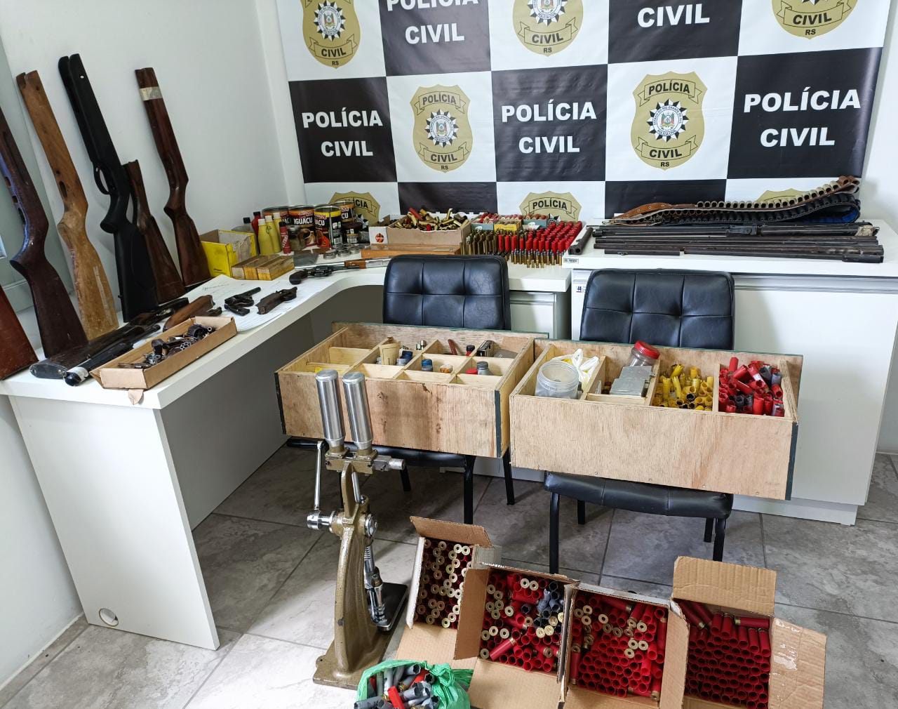 Homem foi preso por comercializar armas de fogo de forma irregular em São Marcos