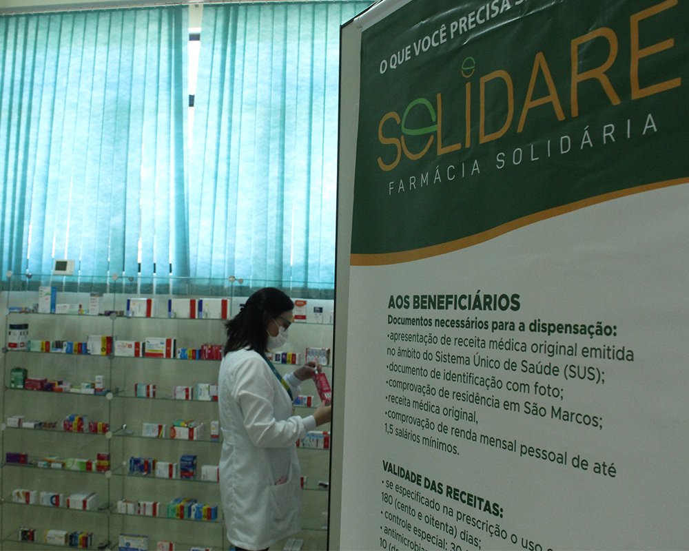 São Marcos conta com Farmácia Solidária