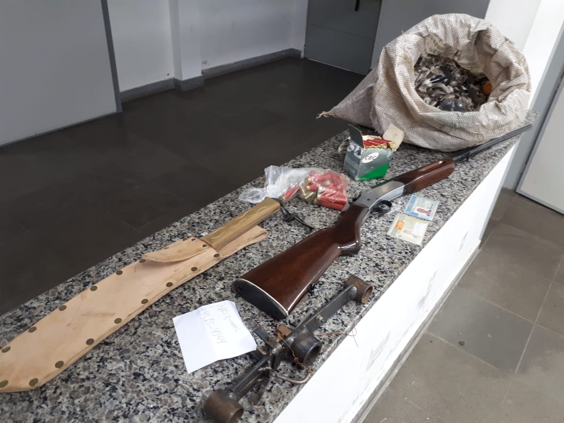 Na semana do meio ambiente, Patram prende dois e apreende artefatos de caça na Mulada