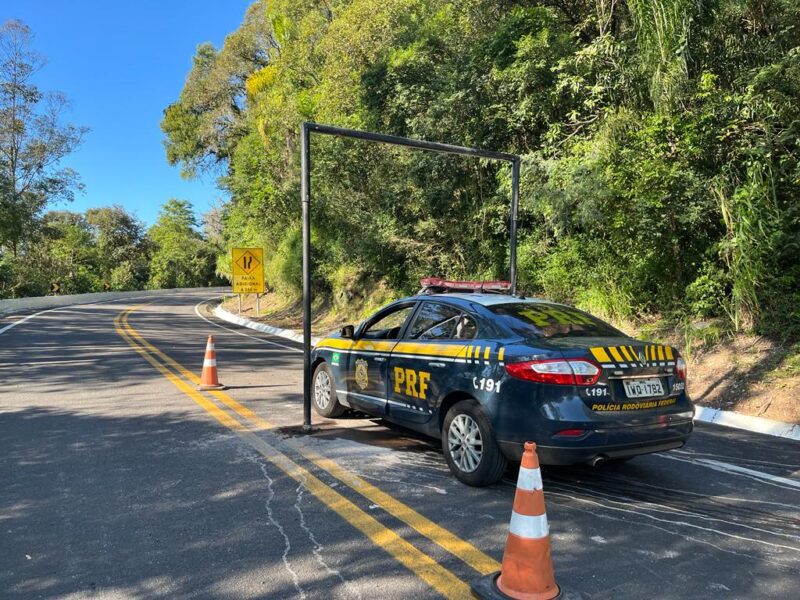 Trecho em obras da BR-116 em Nova Petrópolis será liberado para tráfego de veículos leves neste final de semana