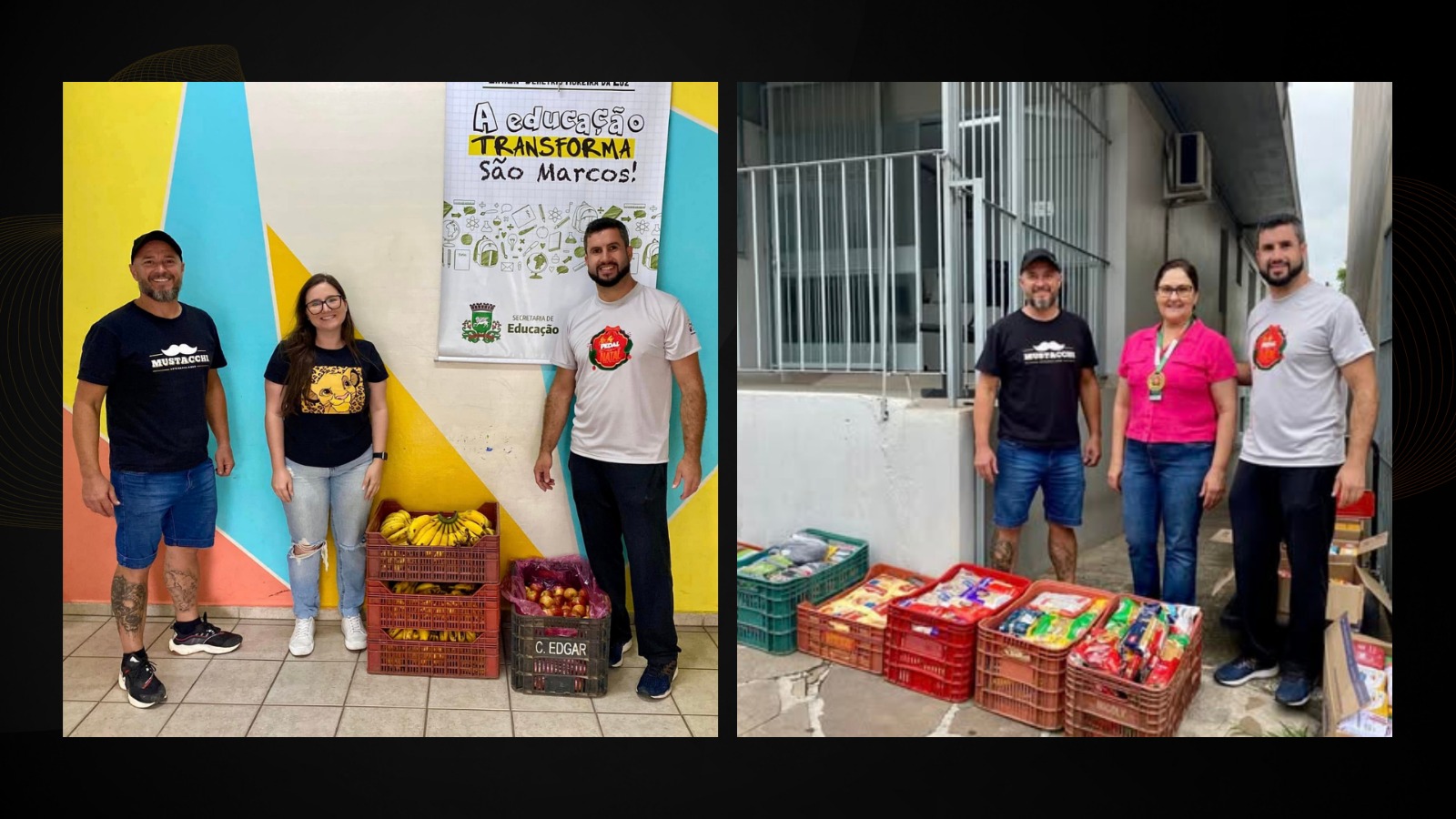 Solidariedade e esporte no 4º Pedal de Natal de São Marcos