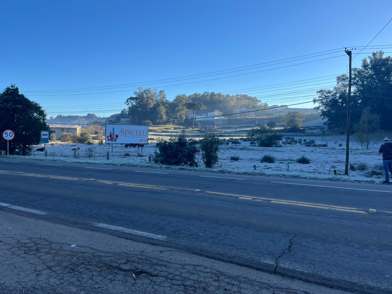 Julho começa com frio congelante no Rio Grande do Sul