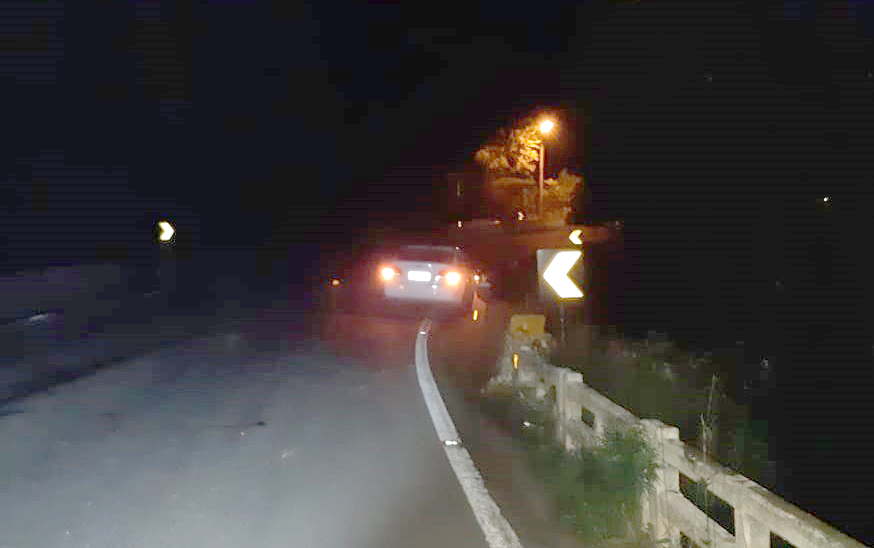 PRF atendeu um acidente de trânsito durante a madrugada