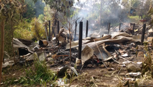Família criou vaquinha virtual para reconstruir casa que pegou fogo