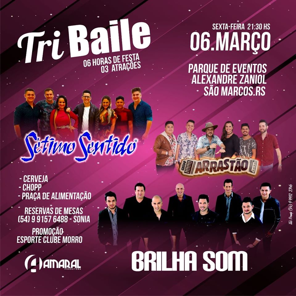 E.C.Morro promove Tri Baile no dia 6 março