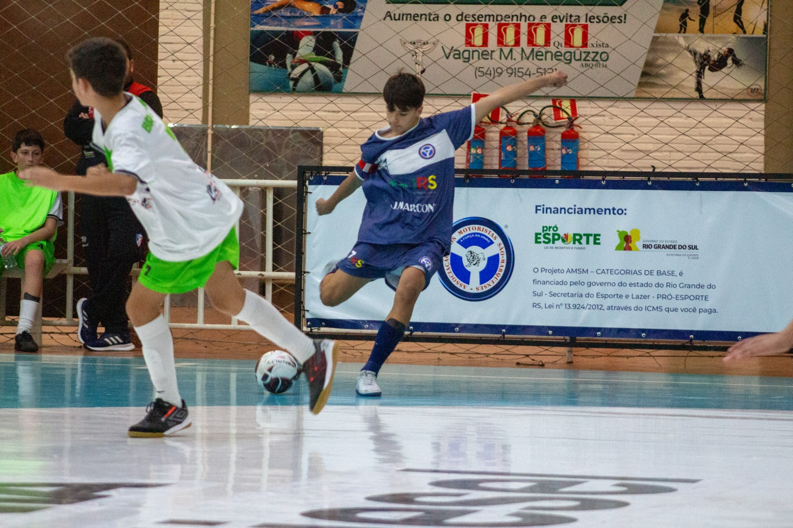 AMSM venceu neste sábado, avançando para a próxima fase do Gauchão de Futsal