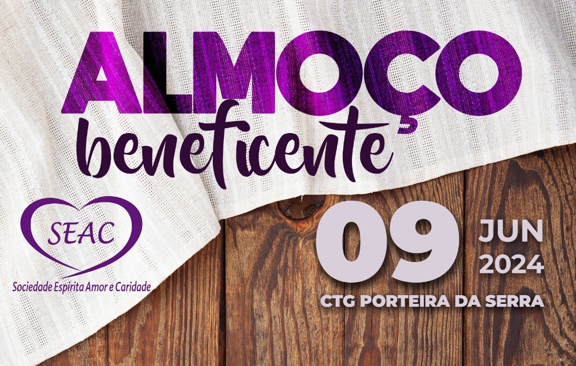Sociedade Espírita Amor e Caridade promove almoço beneficente neste domingo em São Marcos