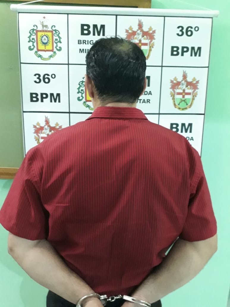 BM realizou prisão de homem com antecedentes de estupro