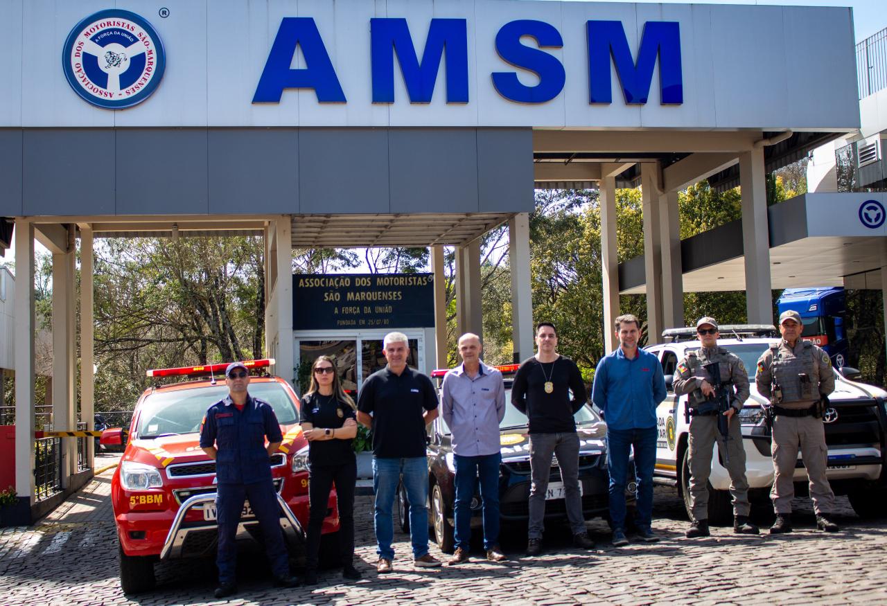 Segurança Pública de São Marcos firma parceria com Associação dos Motoristas para oferecer benefícios exclusivos aos profissionais
