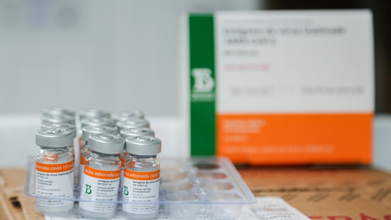 29.180 doses de Coronavac chegaram ao Rio Grande do Sul para vacinar crianças de 3 e 4 anos