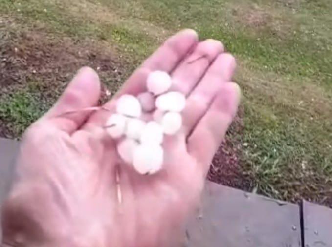 Queda de granizo nesta terça (21) não trouxe danos para agricultura em São Marcos