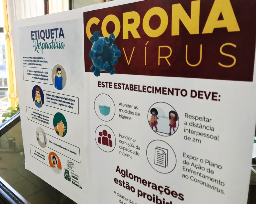 Estabelecimentos que atendem ao público devem elaborar plano de ação especificando medidas de higiene e prevenção