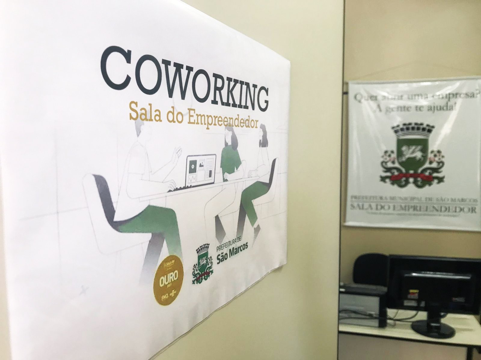 Sala do Empreendedor Lucimar Schonfeldt conta agora com espaço coworking