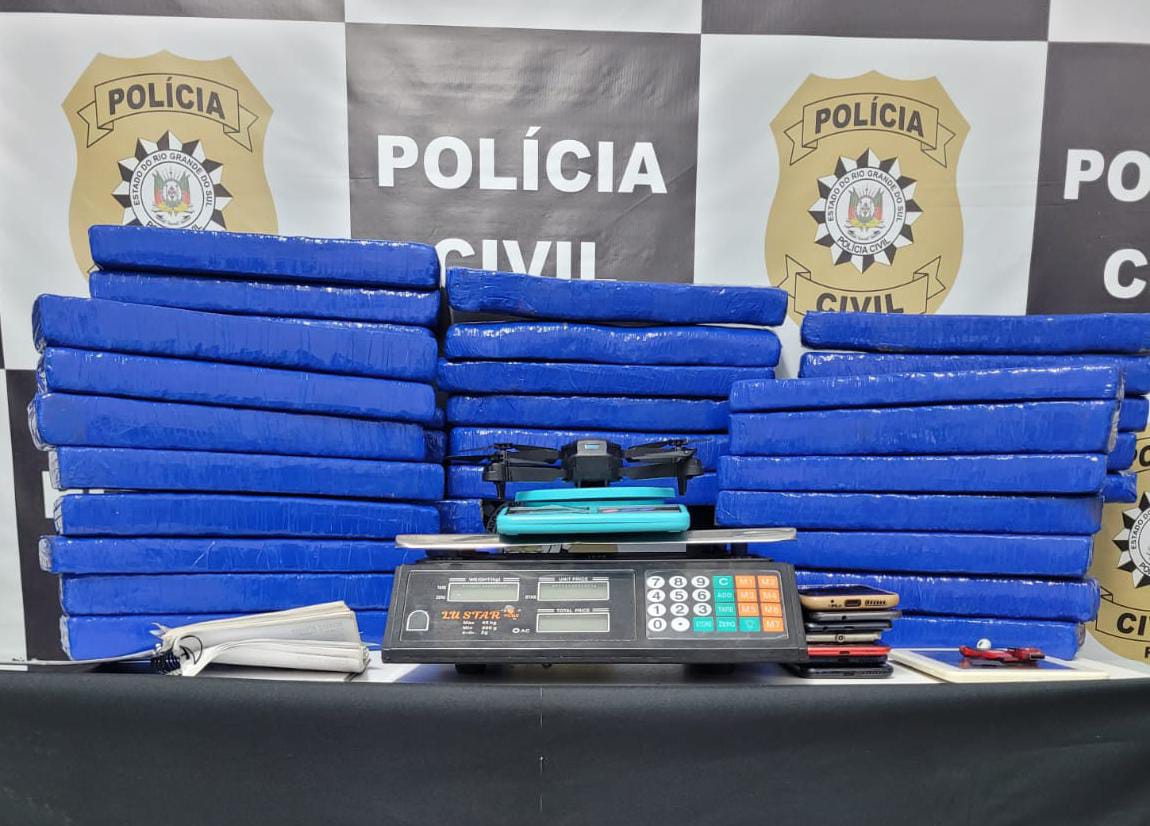 Polícia realiza maior apreensão de maconha da história de São Marcos: mais de 38 kg avaliados em R$ 152 mil