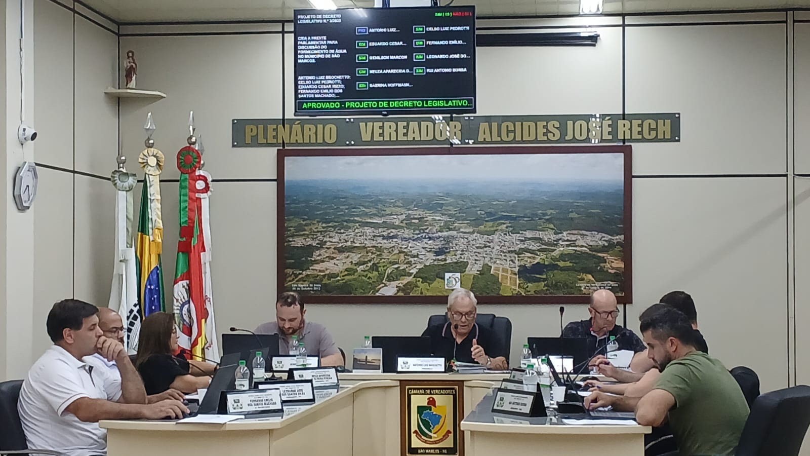 Câmara Municipal de São Marcos aprova criação de Frente Parlamentar para debater fornecimento de água