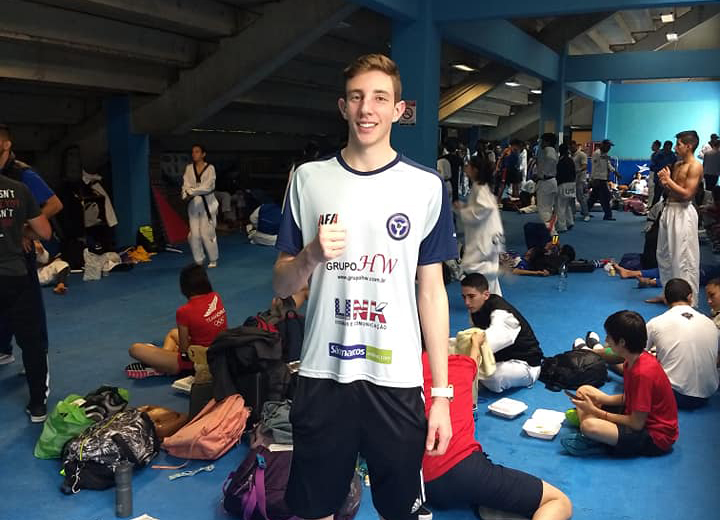 Matheus Chemello terminou o ano em 2º no Ranking Brasileiro de Taekwondo