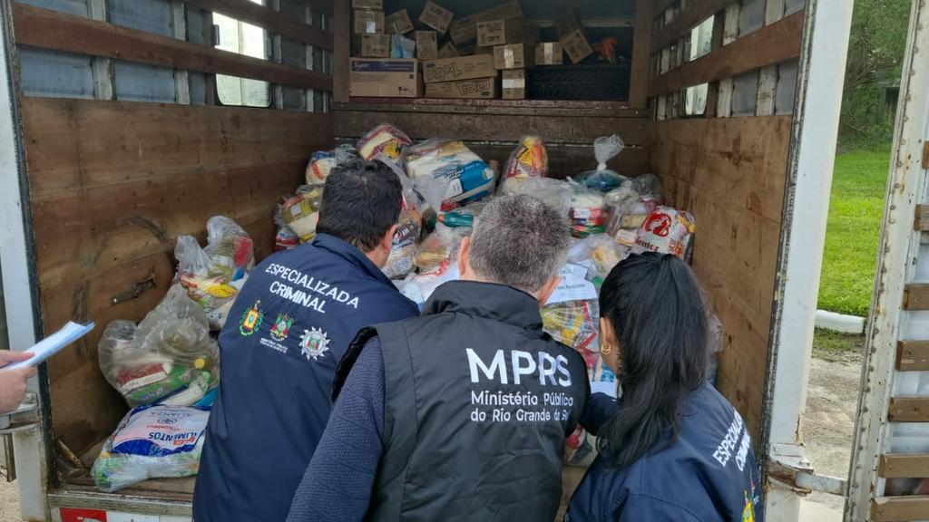 Operação do Ministério Público combate desvio de doações para vítimas das enchentes no Rio Grande do Sul