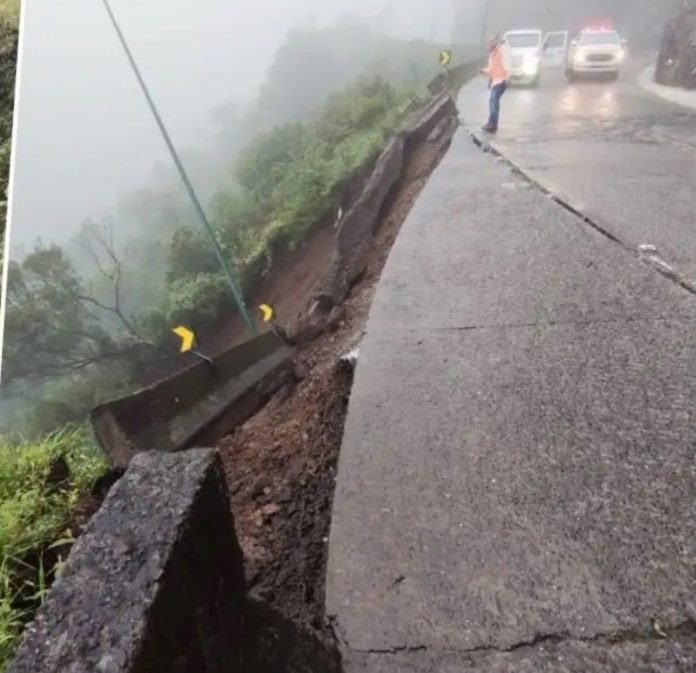 Serra do Rio do Rastro está fechada devido a deslizamentos