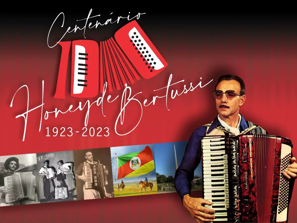 Celebração do centenário de Honeyde Bertussi reunirá grandes nomes da música tradicionalista nesta quarta-feira (13) em Caxias do Sul