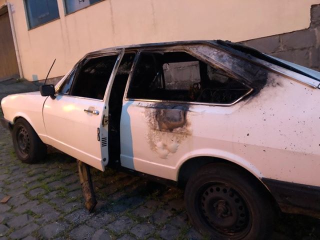 Mais um veículo foi incendiado em São Marcos