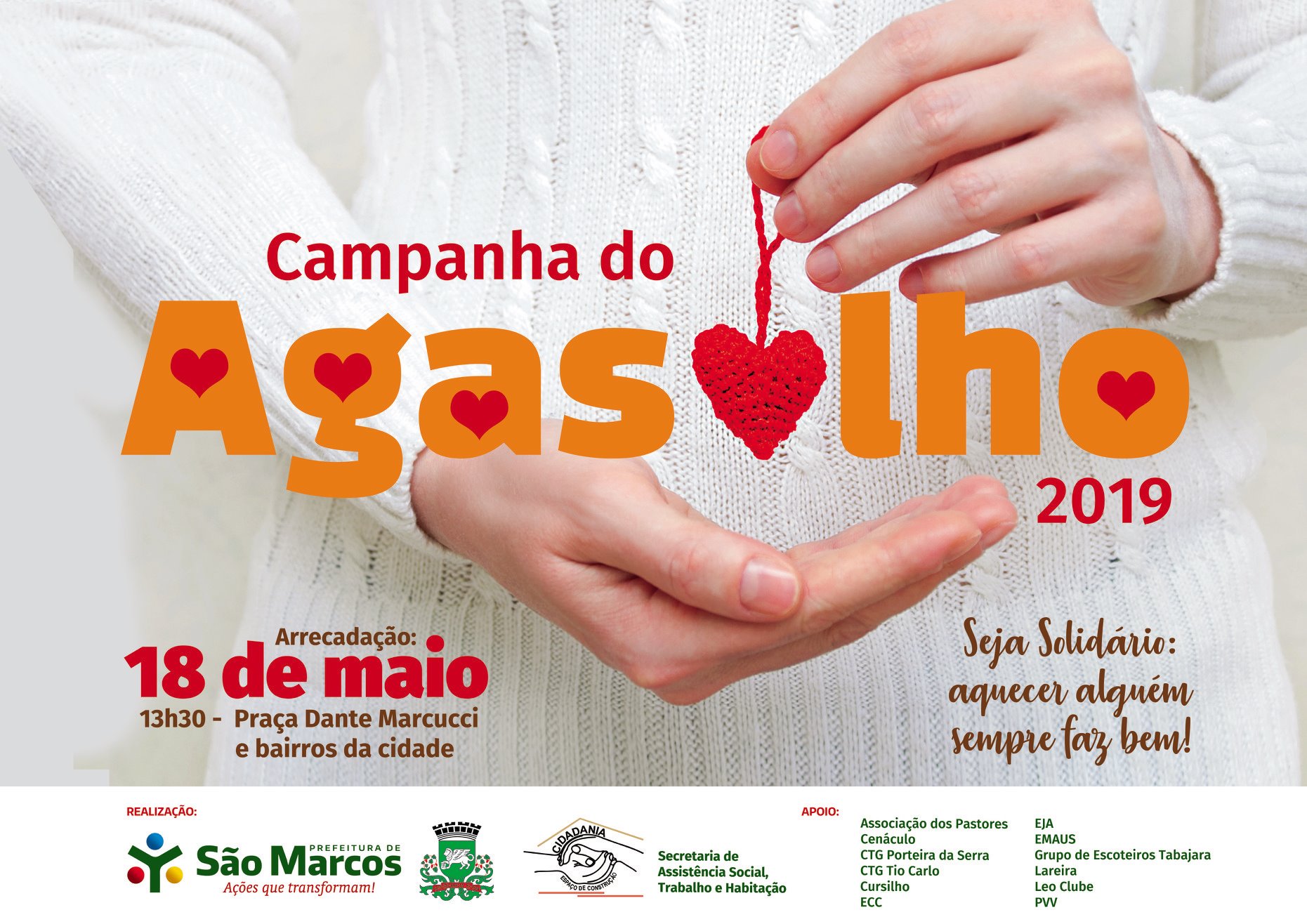 Seja Solidário: aquecer alguém sempre faz bem!