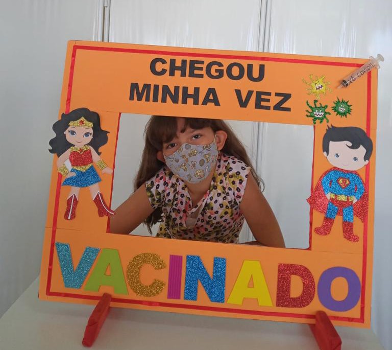 Crianças a partir de 5 anos podem se vacinar contra a Covid-19 nesta quarta-feira em São Marcos