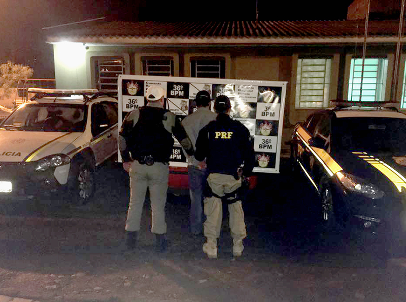 PRF e BM prendem condutor por direção perigosa e falsa comunicação de crime em São Marcos