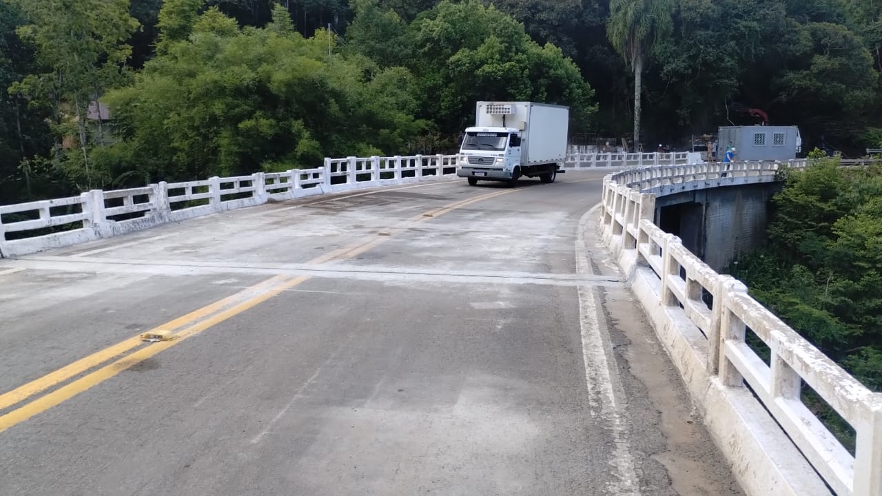 Ponte sobre o Rio das Antas, entre São Marcos e Campestre, finalmente está liberada