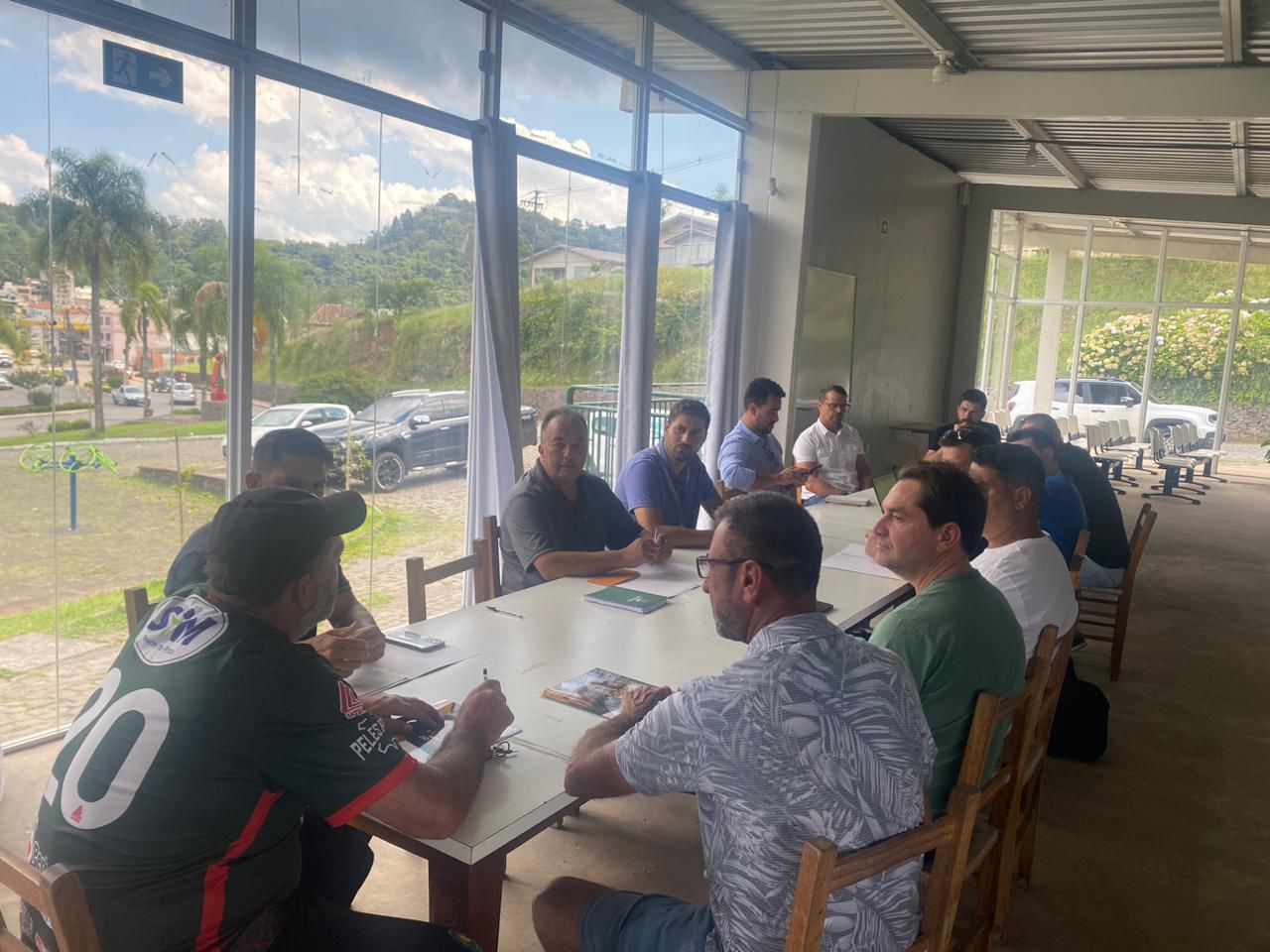 Diretor de Esportes de São Marcos participa de reunião regional e celebra fundação da Liga Regional de Esportes