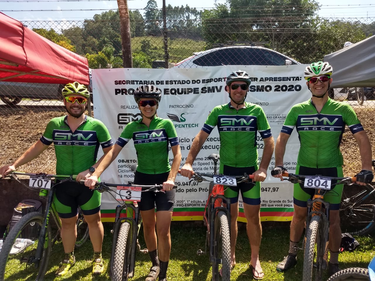 Associação SMV larga com pódio no Mountain Bike e na segunda etapa do gaúcho de Ciclismo de Estrada