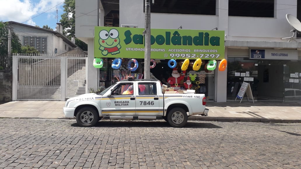 Brigada Militar de São Marcos participa do Natal Solidário