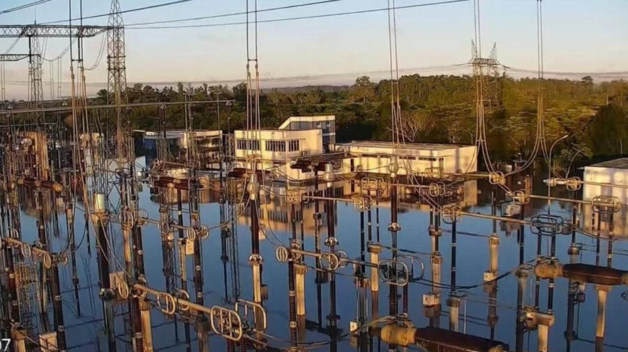 Combate a desinformação: subestação da Eletrosul alagada não representa risco de corte de energia no RS