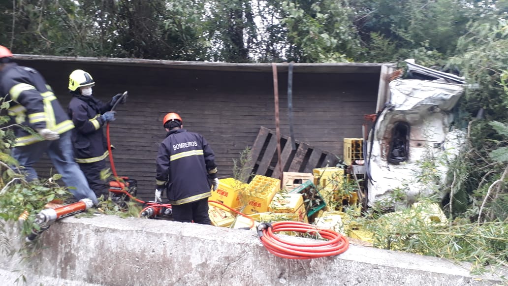 Marcelo Pereira foi a vitima fatal do caminhão que tombou esta manhã