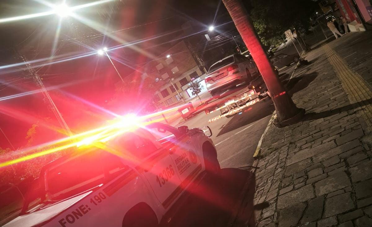 Homem foi preso por perturbação do sossego no centro de São Marcos