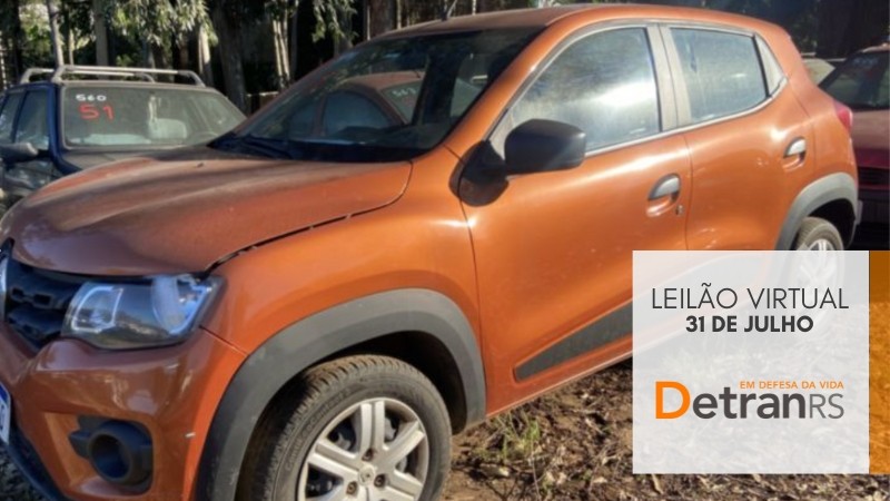 Leilão do Detran tem Kwid Zen com lance mínimo de R$ 8.300 e Fox 1.0 a partir de R$ 9.100