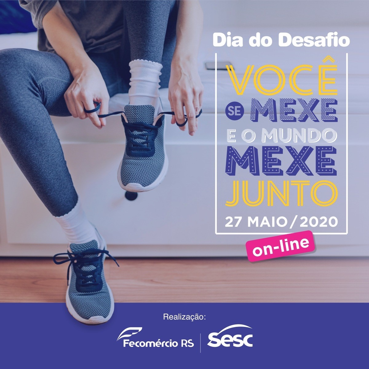 Dia do Desafio acontece nesta quarta (27) de forma online
