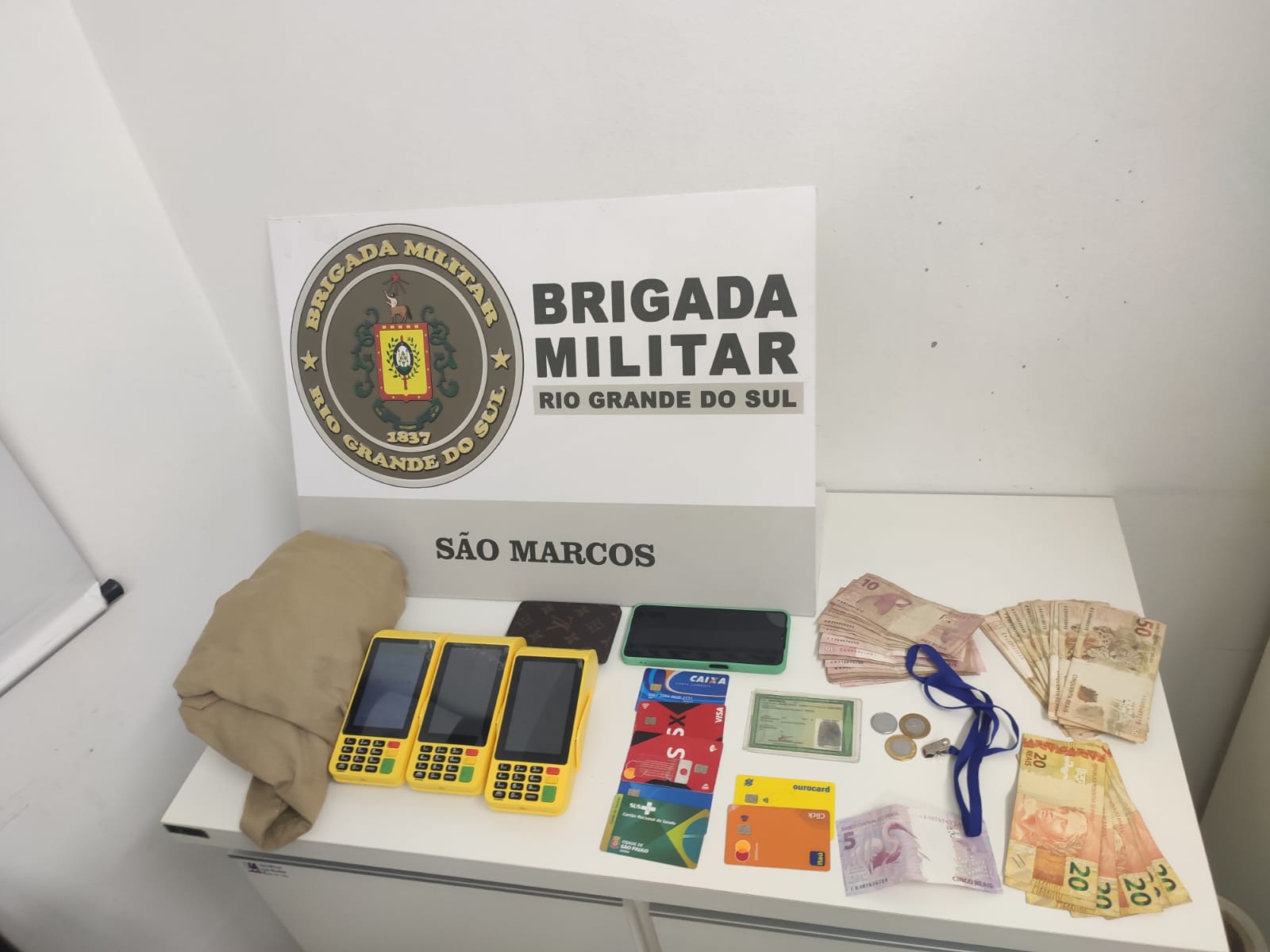 Após aplicar golpe em casal de idosos, homem foi preso no centro de São Marcos