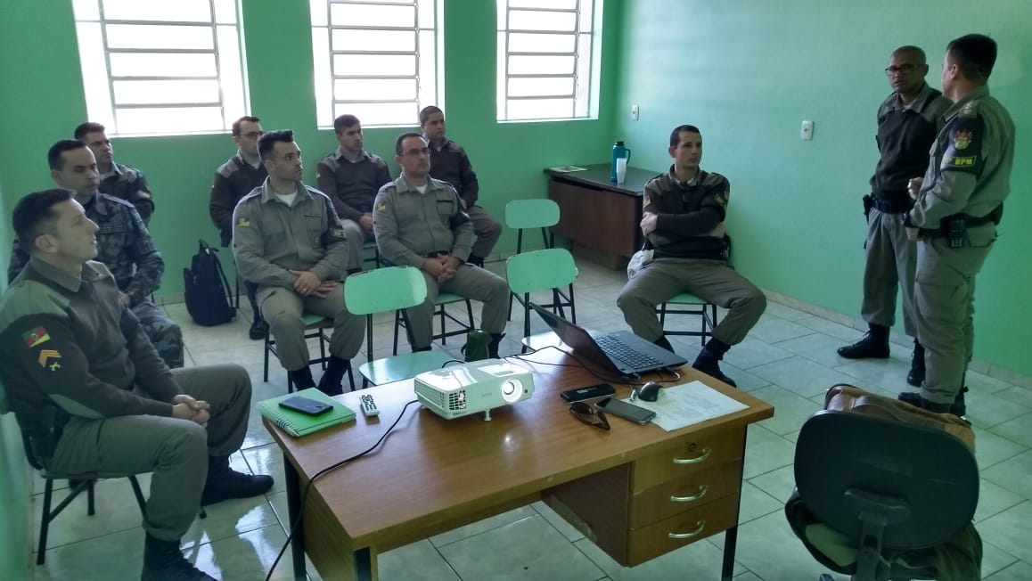 Policiais da região realizam treinamento em São Marcos