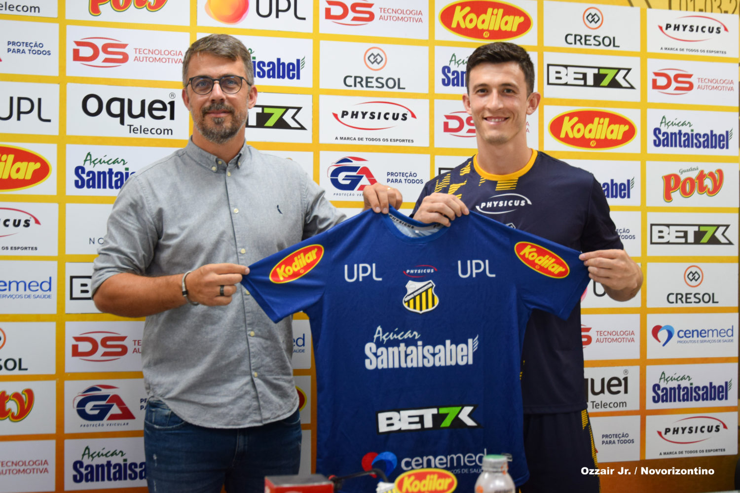 Goleiro Airton foi apresentado esta semana no Novorizontino para temporada 2024