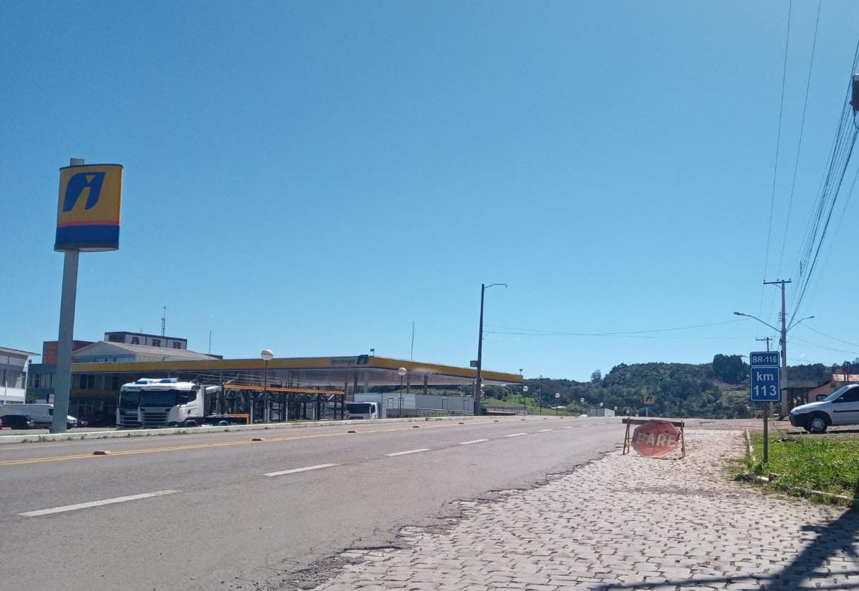 Manifestação em São Marcos: ao meio-dia de hoje trânsito fluía normalmente