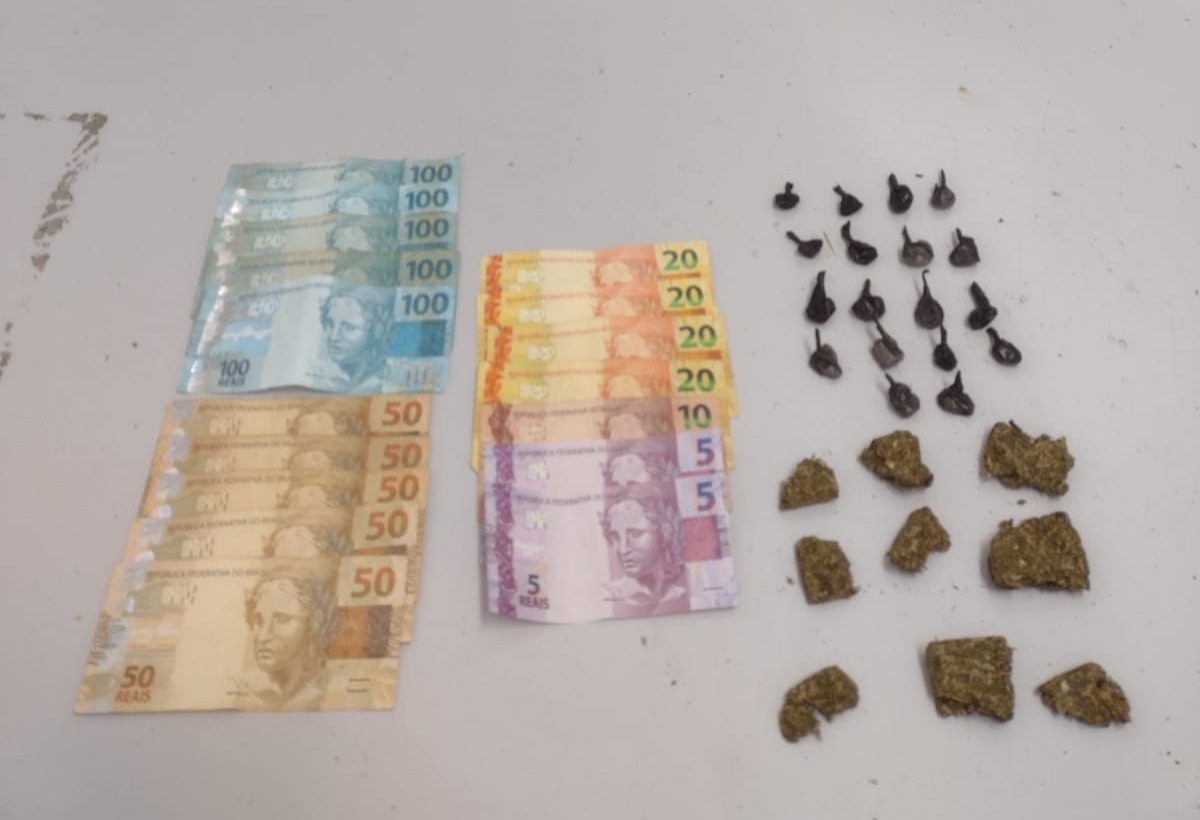 Homem foi preso por tráfico de drogas no bairro Henrique Pante em São Marcos