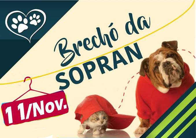Sopran promove brechó beneficente neste domingo (11)